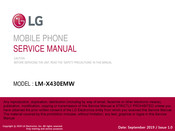 LG LM-X430EMW Service Manual