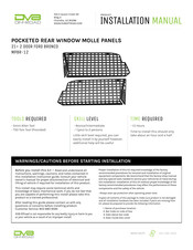 DV8 OFFROAD MPBR-12 Product Installation Manual