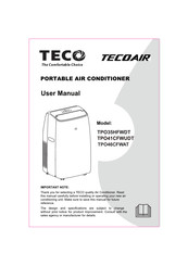 TECO TECOAIR TPO41CFWUDT User Manual