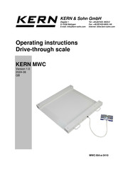 KERN MWC Operating Instructions Manual