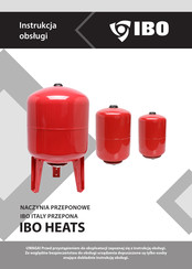 IBO HEATS VESSEL ITALY 50L Instruction Manual