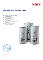 Nibe VPB 750 User's And Installer's Manual
