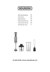 Bourgini 22.2401.00.00 Instructions Manual