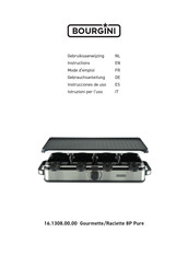 Bourgini 16.1308.00.00 Instructions Manual