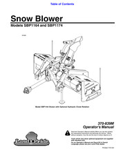 Land Pride SBP1174 Operator's Manual