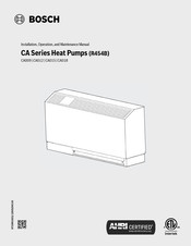 Bosch CA Series Installation, Operation And Maintenance Manual