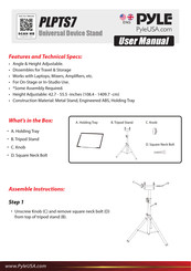 Pyle PLPTS7 User Manual