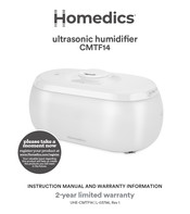 HoMedics UHE-CMTF14 Instruction Manual And  Warranty Information