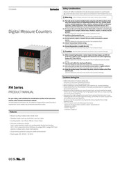 Autonics FM Series Product Manual