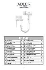 Adler Europe AD 2285 User Manual