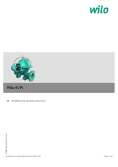 Wilo SCPt 100-270 HB Installation And Operating Instructions Manual