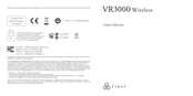 Final VR3000 Wireless User Manual