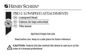 Henry Schein 570-1769 Instructions For Use Manual