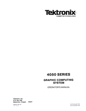 Tektronix 4054 Operator's Manual