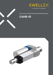 Schaeffler EWELLIX CAHB-10 Installation, Operation And Maintenance Manual