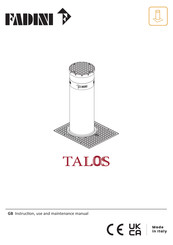 fadini TALOS 9480/HRC Instruction, Use And Maintenance Manual