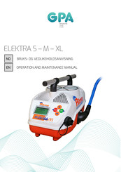 GPA ELEKTRA XL Operation And Maintenance Manual
