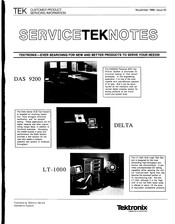 Tektronix DAS 9200 Service – Technical Manual
