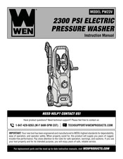 Wen PW23V Instruction Manual