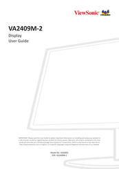 ViewSonic VS20092 User Manual