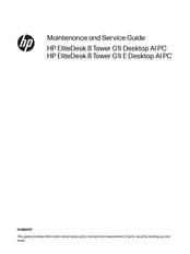 HP EliteDesk 8 Tower G1i Maintenance And Service Manual