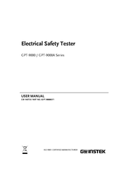 GW Instek GPT-9903 User Manual