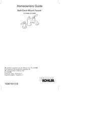 Kohler K-T10585 Homeowner's Manual