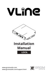 GROM Audio Vline LEX3L Installation Manual