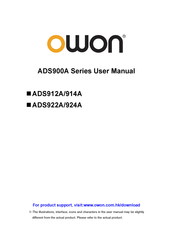 Owon ADS912A User Manual