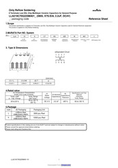 Murata LLA219C70G225MA01 Series Reference Sheet