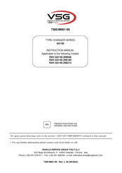 Dover VSG RAV.G5140.206046 Instruction Manual