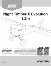 Horizon Hobby E-FLITE Night Timber X Evolution 1.2m Instruction Manual