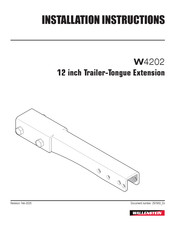 Wallenstein W4202 Installation Instructions Manual