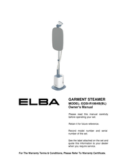 Elba EGSI-R1864B BL Owner's Manual