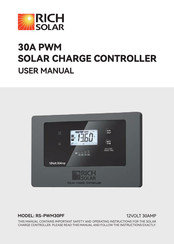 Rich Solar RS-PWM30PF User Manual