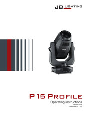 JB-Lighting P15HC Operating Instructions Manual