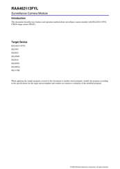 Renesas RAA462113FYL User Manual