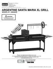 Backyard Discovery ARGENTINE SANTA MARIA XL Owner's Manual