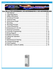 SCE ENVIRO-THERMSCE-AC8500B460VSS6 User Manual
