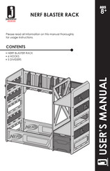 Jazwares NERF BLASTER RACK User Manual