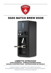 Eureka SG85 BATCH BREW DOSE User Handbook Manual