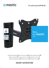 MESTIC MTVB-20 User Instructions