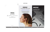 Mixx StreamBuds ANC Charge Quick Start Manual