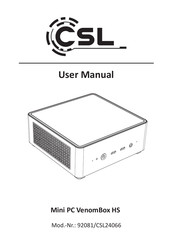 CSL VenomBox HS CSL24066 User Manual
