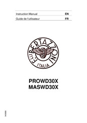 Bertazzoni PROWD30X Installation Instructions