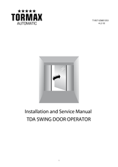 Tormax Automatic TDA Installation And Service Manual