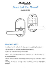 Auslock H13-TB User Manual