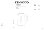 Kenwood ZJM10 Instructions For Use Manual