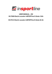 Insportline E-Greta 12Ah User Manual