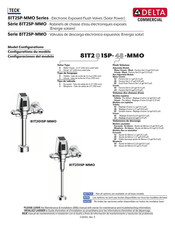 Delta Commercial TECK 81T201SP-MMO Manual